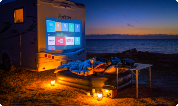 Wetcamping and glamping